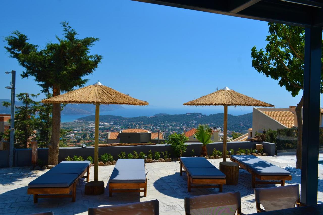 "Stergiou Luxury Apartments" Με Κοινη Πισινα Saronida Buitenkant foto