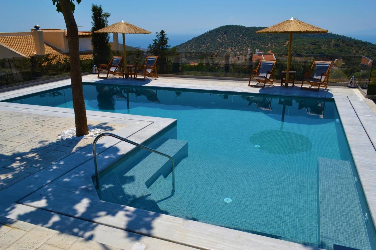 "Stergiou Luxury Apartments" Με Κοινη Πισινα Saronida Buitenkant foto