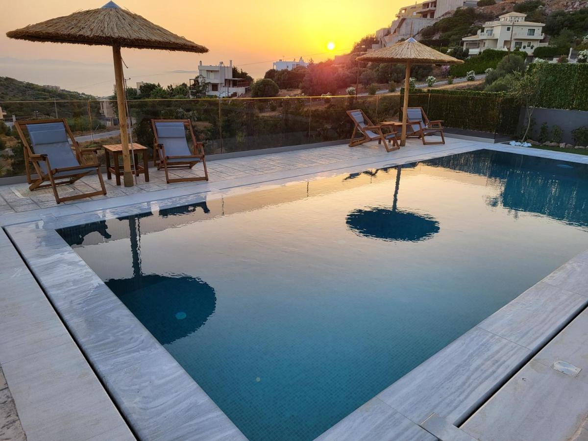 "Stergiou Luxury Apartments" Με Κοινη Πισινα Saronida Buitenkant foto