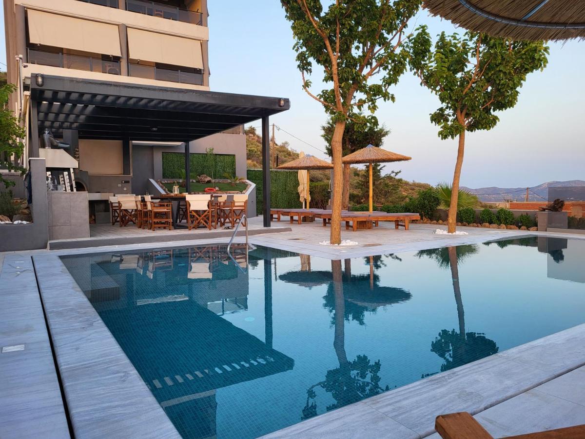 "Stergiou Luxury Apartments" Με Κοινη Πισινα Saronida Buitenkant foto
