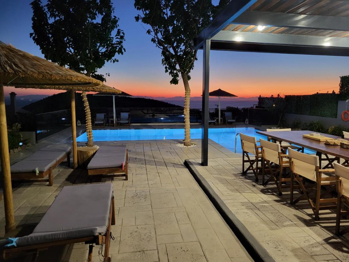 "Stergiou Luxury Apartments" Με Κοινη Πισινα Saronida Buitenkant foto