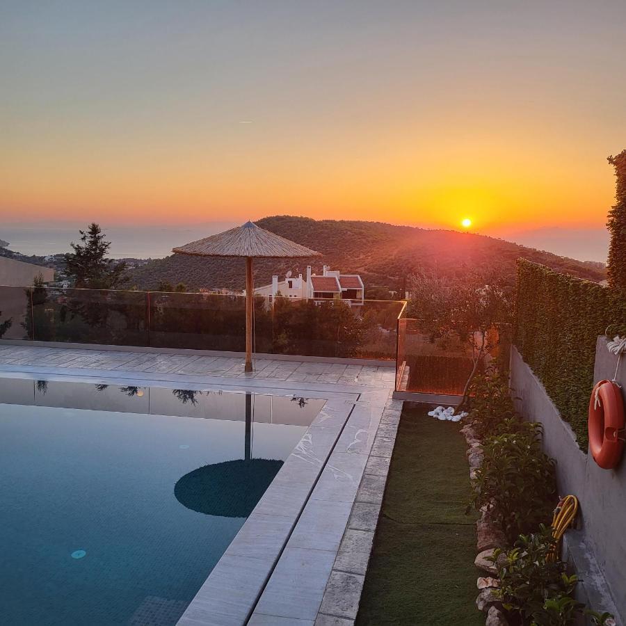 "Stergiou Luxury Apartments" Με Κοινη Πισινα Saronida Buitenkant foto
